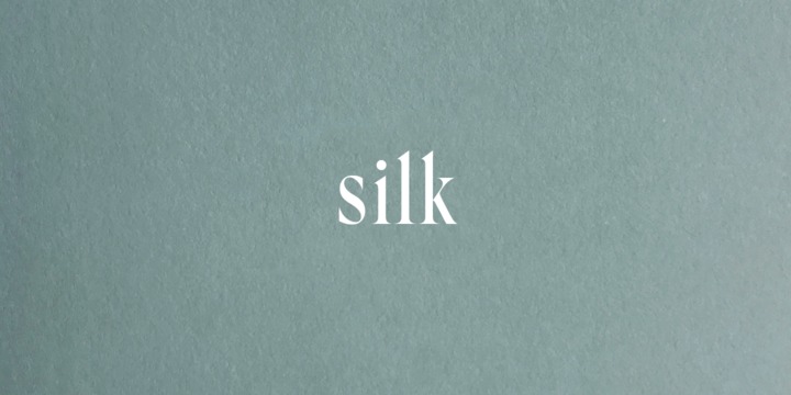 Example font Silk Serif Condensed #1
